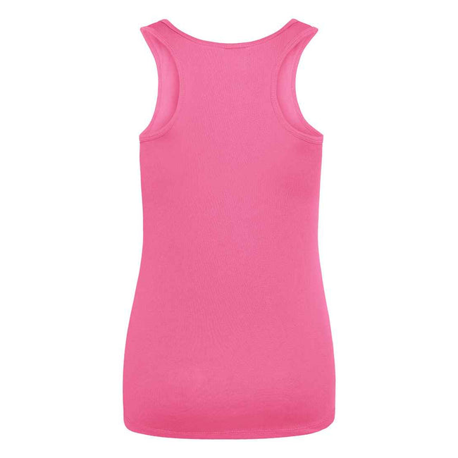 Electric Pink - Back - AWDis Cool Womens-Ladies Moisture Wicking Girlie Tank Top