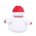 White-Red - Back - Mumbles Zipped Snowman Plush Toy