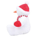 White-Red - Side - Mumbles Zipped Snowman Plush Toy