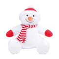 White-Red - Front - Mumbles Zipped Snowman Plush Toy