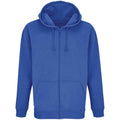 Royal Blue - Front - SOLS Unisex Adult Carter Full Zip Hoodie