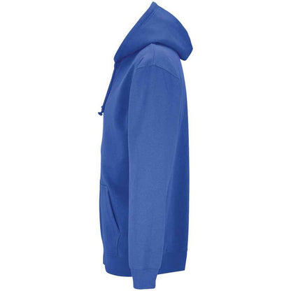 Royal Blue - Side - SOLS Unisex Adult Carter Full Zip Hoodie