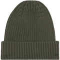 Khaki - Front - Native Spirit Unisex Adult Wide Cuff Beanie