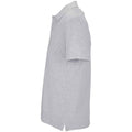 Grey Marl - Side - SOLS Unisex Adult Pegase Marl Pique Polo Shirt