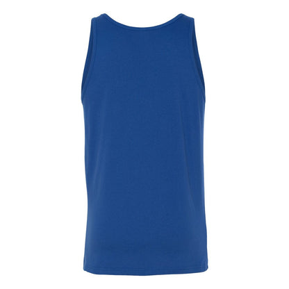 True Royal - Back - Bella + Canvas Unisex Adult Jersey Tank Top