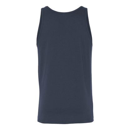 Navy - Back - Bella + Canvas Unisex Adult Jersey Tank Top