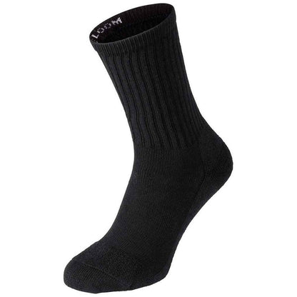 Black - Front - Fruit of the Loom Unisex Adult Work Gear Socks (Pack of 3)