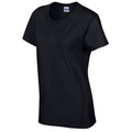 Black - Side - Gildan Womens-Ladies Heavy Cotton Heavy Blend T-Shirt