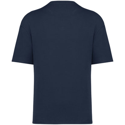 Navy - Back - Native Spirit Mens French Terry T-Shirt