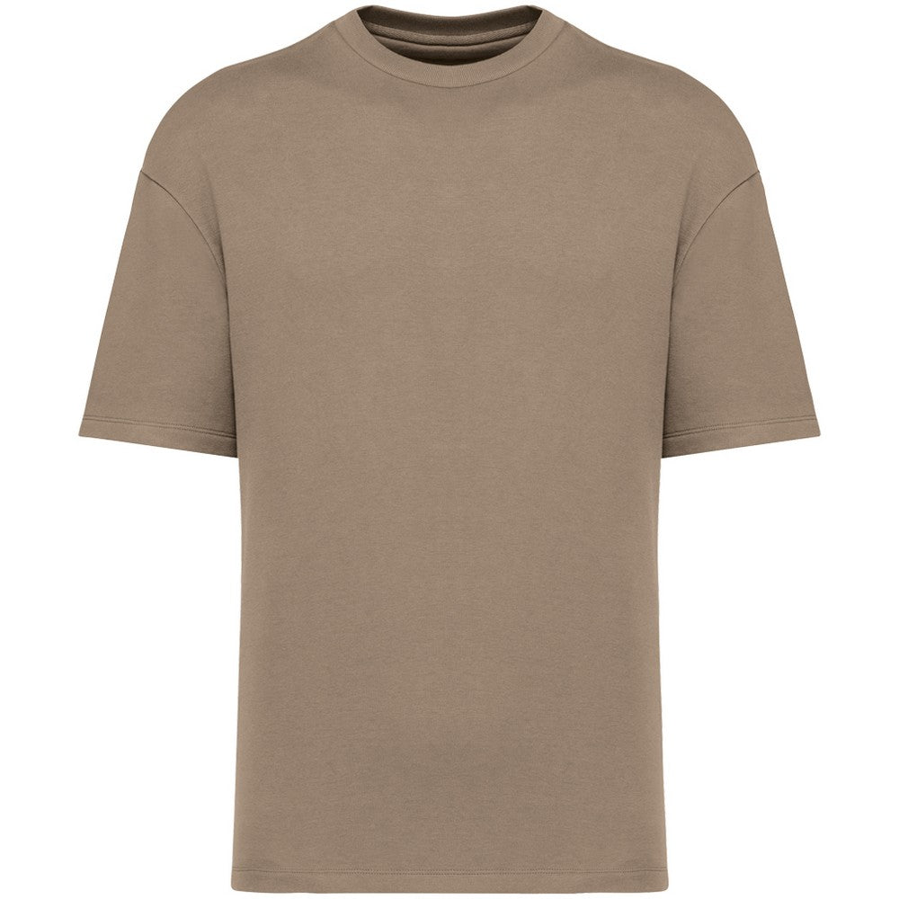 Wet Sand - Front - Native Spirit Mens French Terry T-Shirt