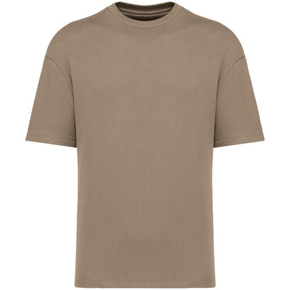 Wet Sand - Front - Native Spirit Mens French Terry T-Shirt