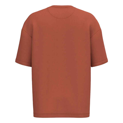 Burnt Brick - Back - Native Spirit Mens French Terry T-Shirt