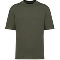 Khaki Green - Front - Native Spirit Mens French Terry T-Shirt