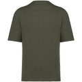 Khaki Green - Back - Native Spirit Mens French Terry T-Shirt