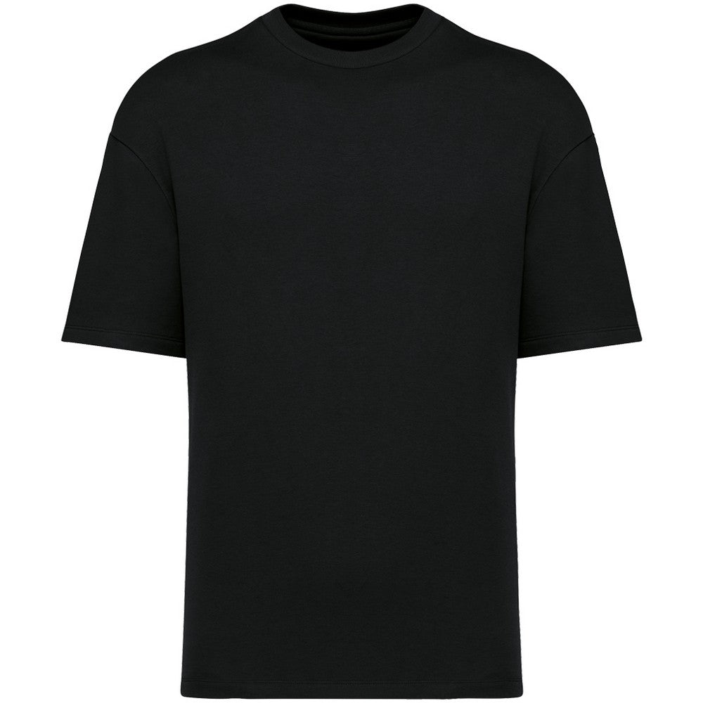 Black - Front - Native Spirit Mens French Terry T-Shirt