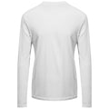 Arctic White - Back - Ecologie Mens Erawan Organic Long-Sleeved T-Shirt