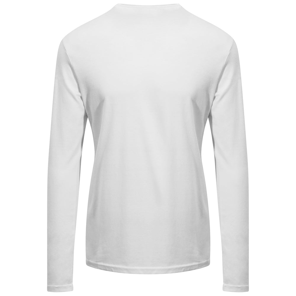 Arctic White - Back - Ecologie Mens Erawan Organic Long-Sleeved T-Shirt