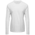 Arctic White - Front - Ecologie Mens Erawan Organic Long-Sleeved T-Shirt