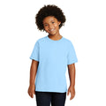 Navy - Front - Gildan Childrens-Kids Plain Cotton Heavy T-Shirt