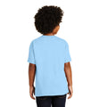 Navy - Back - Gildan Childrens-Kids Plain Cotton Heavy T-Shirt