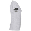 Heather Grey - Side - Fruit of the Loom Womens-Ladies Valueweight Heather Lady Fit T-Shirt