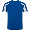 Royal Blue-Arctic White - Back - AWDis Cool Mens Contrast Moisture Wicking T-Shirt