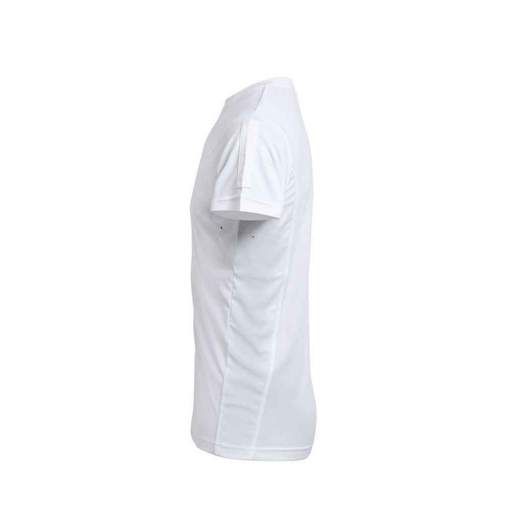 White - Side - Premier Mens Coolchecker Chef T-Shirt