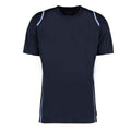 Navy-Light Blue - Front - Kustom Kit Mens Gamegear Cooltex T-Shirt