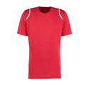 Red-White - Front - Kustom Kit Mens Gamegear Cooltex T-Shirt