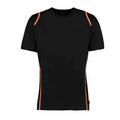 Black-Orange - Front - Kustom Kit Mens Gamegear Cooltex T-Shirt