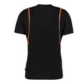 Black-Orange - Back - Kustom Kit Mens Gamegear Cooltex T-Shirt