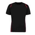 Black-Red - Front - Kustom Kit Mens Gamegear Cooltex T-Shirt