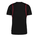 Black-Red - Back - Kustom Kit Mens Gamegear Cooltex T-Shirt