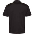 Jet Black - Back - AWDis Cool Mens Moisture Wicking Polo Shirt