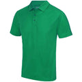 Kelly Green - Front - AWDis Cool Mens Moisture Wicking Polo Shirt