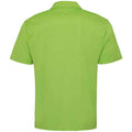 Lime - Back - AWDis Cool Mens Moisture Wicking Polo Shirt