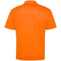 Orange Crush - Back - AWDis Cool Mens Moisture Wicking Polo Shirt
