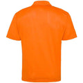 Orange Crush - Back - AWDis Cool Mens Moisture Wicking Polo Shirt
