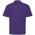 Purple - Back - AWDis Cool Mens Moisture Wicking Polo Shirt
