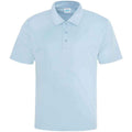 Sky Blue - Front - AWDis Cool Mens Moisture Wicking Polo Shirt