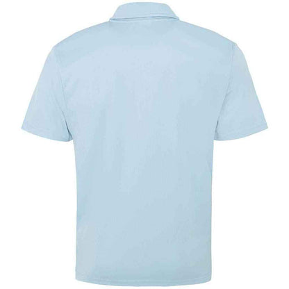 Sky Blue - Back - AWDis Cool Mens Moisture Wicking Polo Shirt