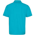 Turquoise Blue - Back - AWDis Cool Mens Moisture Wicking Polo Shirt