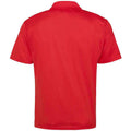 Fire Red - Back - AWDis Cool Mens Moisture Wicking Polo Shirt