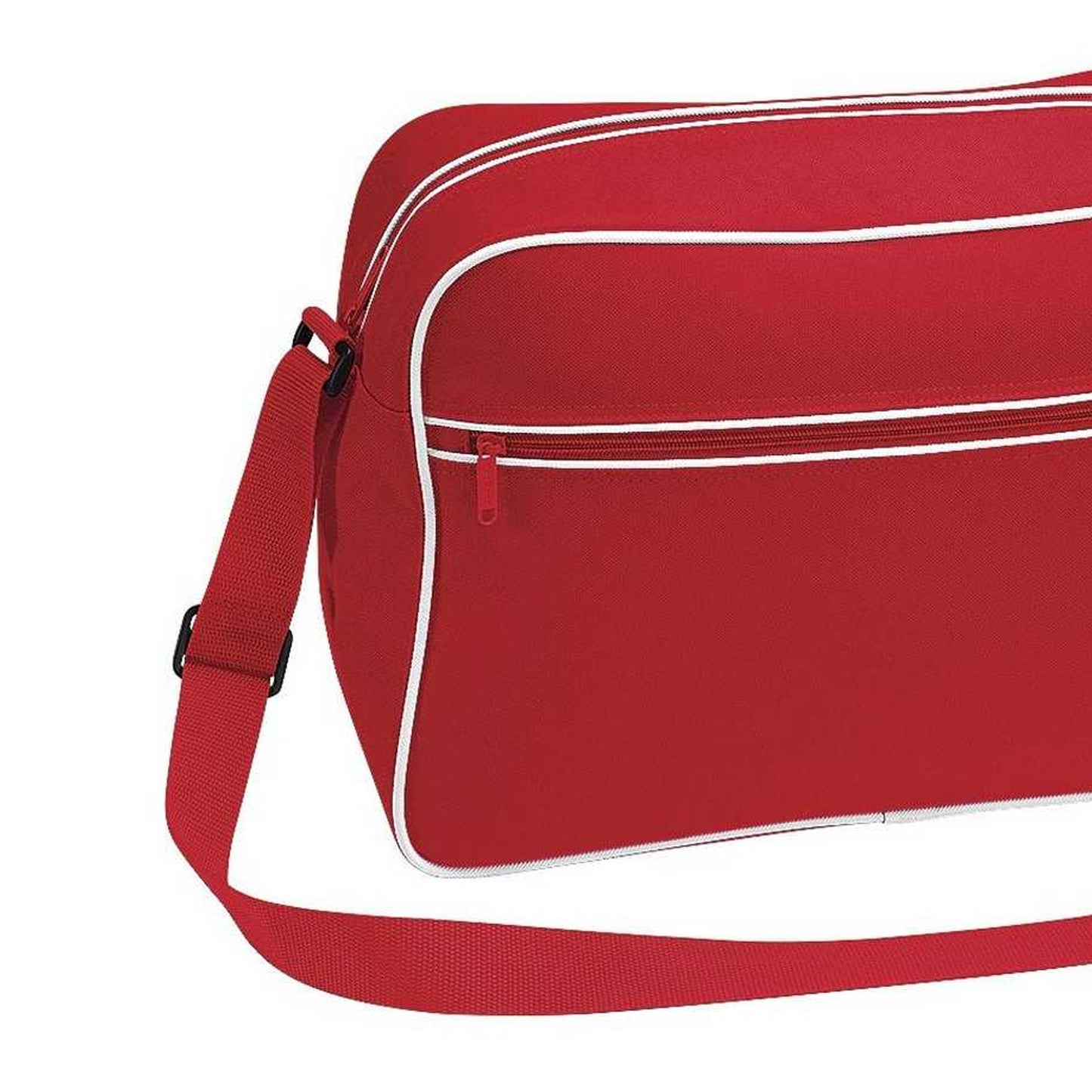 Classic Red-White - Back - Bagbase Retro 18L Shoulder Bag