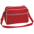 Classic Red-White - Front - Bagbase Retro 18L Shoulder Bag