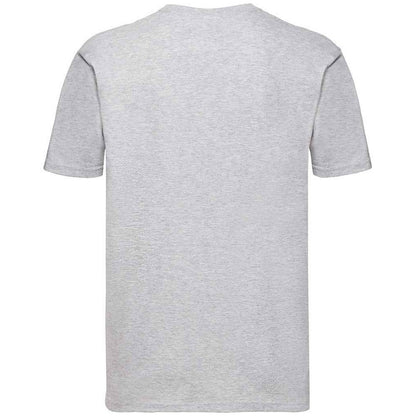 Grey - Back - Fruit of the Loom Unisex Adult Super Premium Heather T-Shirt