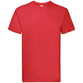 Red - Front - Fruit of the Loom Unisex Adult Super Premium Heather T-Shirt