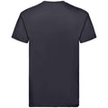 Deep Navy - Back - Fruit of the Loom Unisex Adult Super Premium Heather T-Shirt