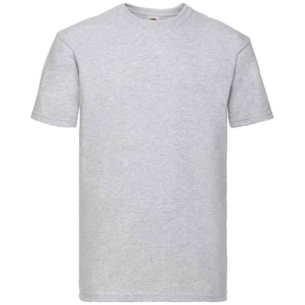 Grey - Front - Fruit of the Loom Unisex Adult Super Premium Heather T-Shirt