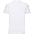 White - Back - Fruit of the Loom Unisex Adult Super Premium Plain T-Shirt